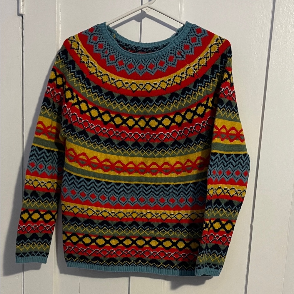 Multicolor Patterned women’s Sweater small
